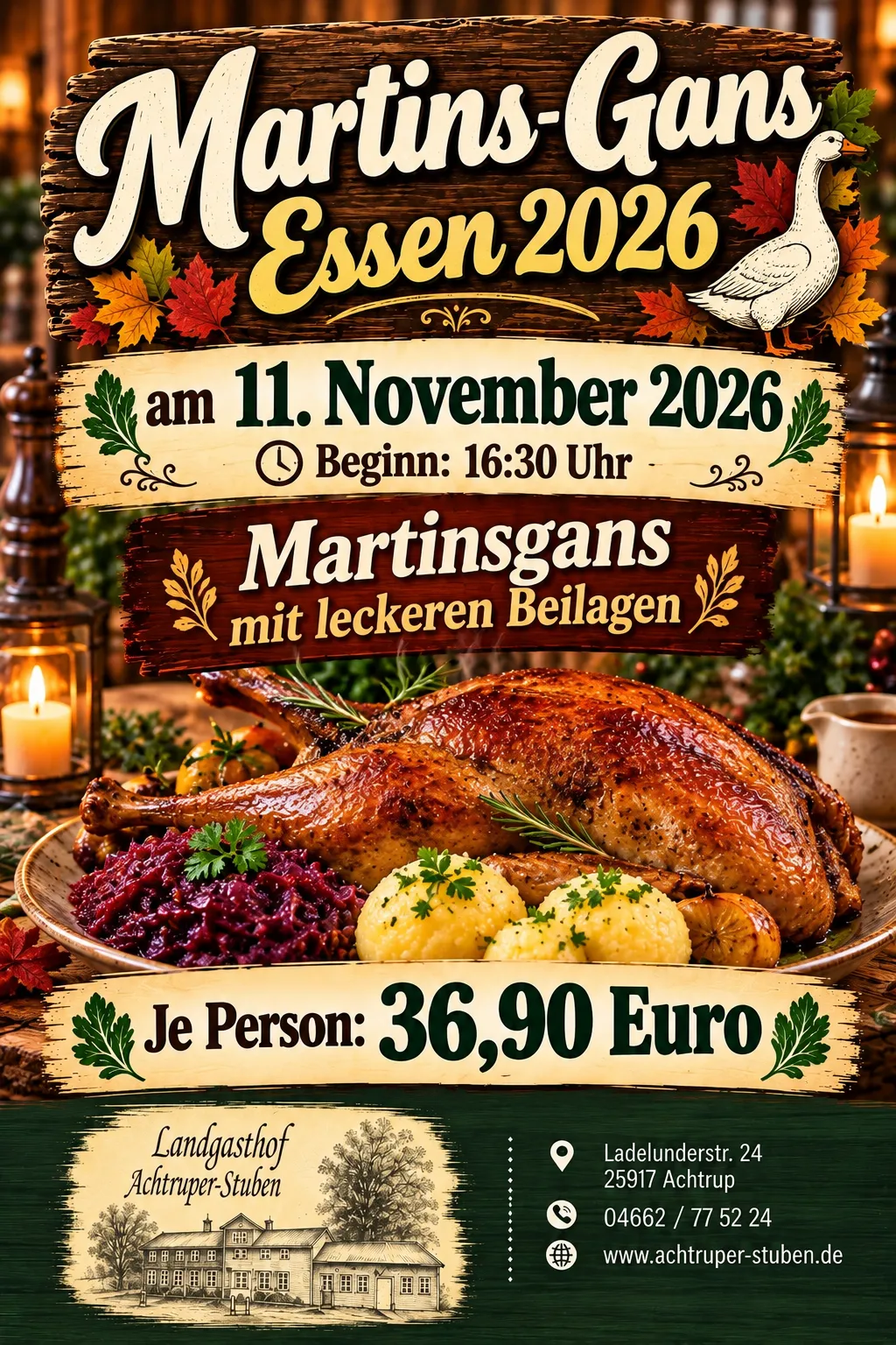 Plakat Martins-Gans Essen 2026